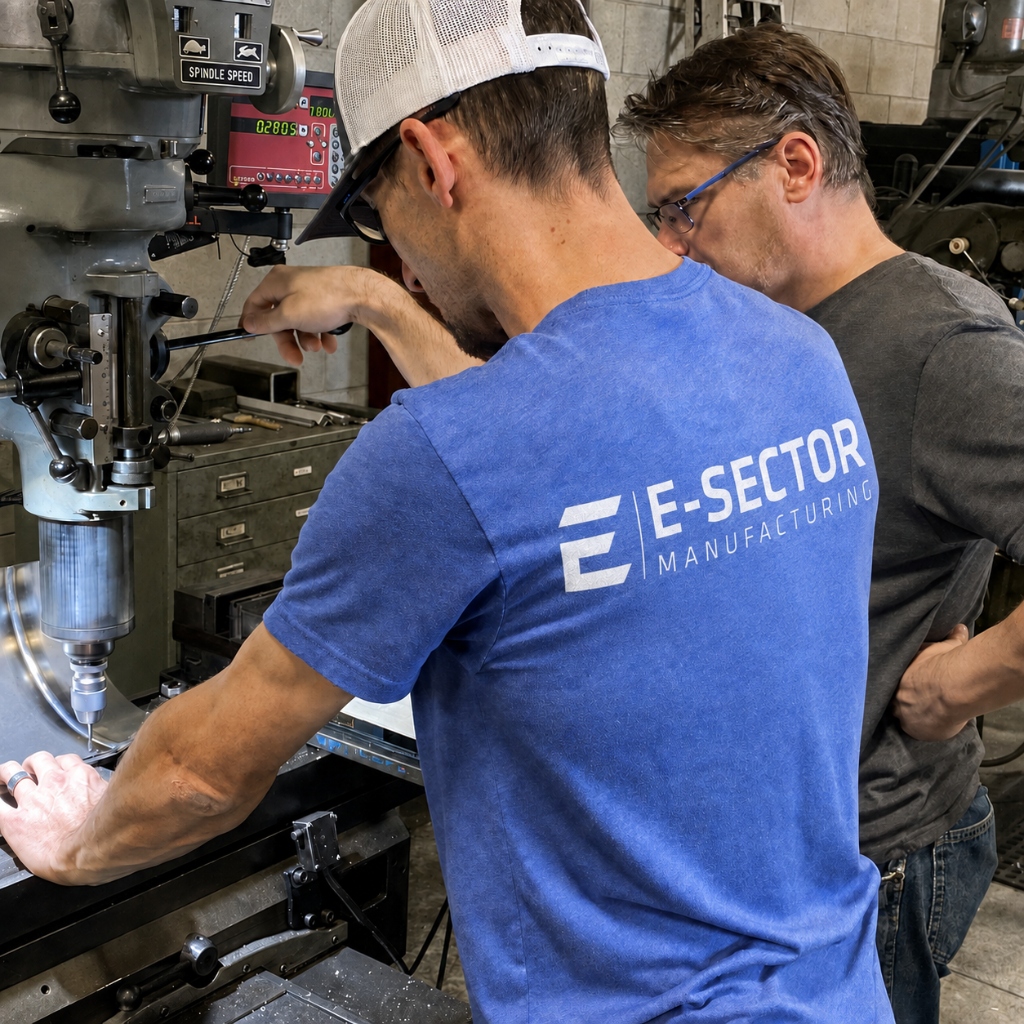 E-Sector Manufacturing shop floor in Sanford, Florida